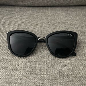 Quay Australia My Girl 126 Black Smoke Cat Eye Sunglasses
